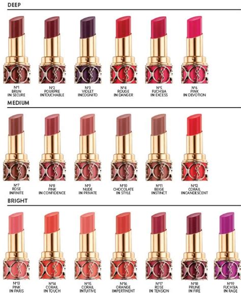 yves saint laurent lipstick wholesale|ysl lipstick color chart.